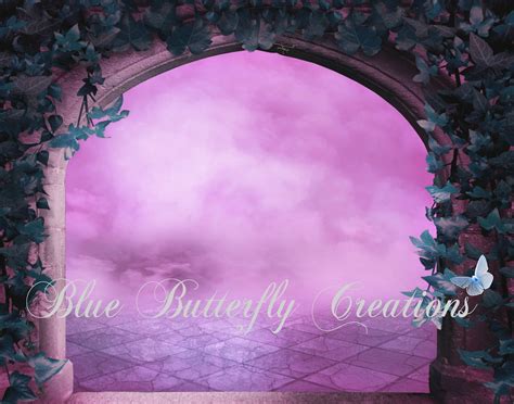 Purple Arch Digital Photo Background Lavender Fantasy Arch Etsy