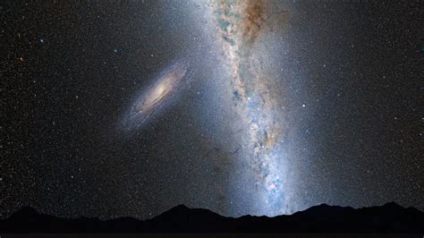 Milky Way Galaxys Head On Crash With Andromeda Artist Images Space