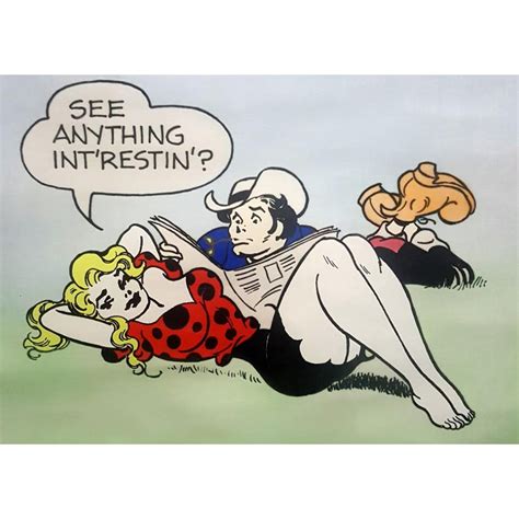 Al Capp Signed Limited Edition Lil Abner Daisy Mae See Anything