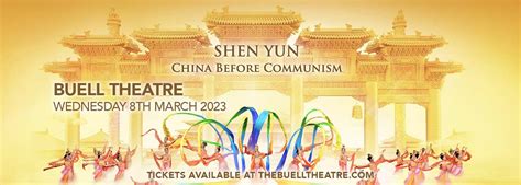 Shen Yun Performing Arts Tickets 8th March Buell Theatre