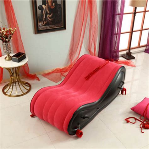 New Style Sex Furniture Inflatable Sofa Sex Bed Sofa PVC Flocking SM