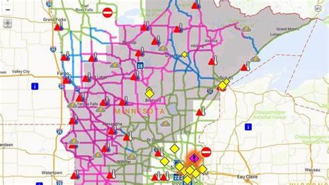 Minnesota Road Conditions Map 511 Secretmuseum