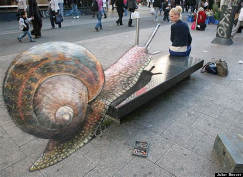 Street Artist Julian Beever Creates 3d Chalk Illusions Photos Huffpost