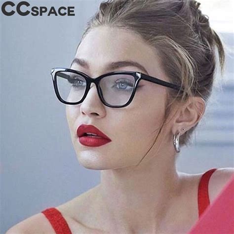 Buy Square Cat Eye Glasses Frames Women Retro Styles Ccspace Brand Designer