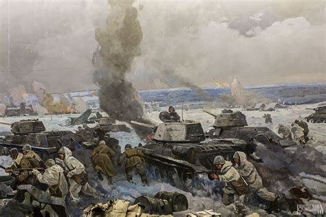 Battle Of Stalingrad War Art Battle Of Stalingrad Painting