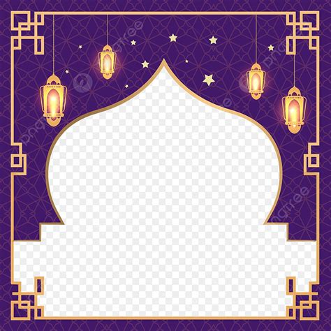 Traditional Patterns Surround The Exquisite Border Of Eid Mubarak