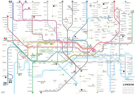 June London Underground Tube Map Diagram Of Lines By Paul My Xxx Hot Girl