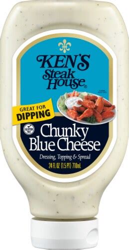 Kens Steak House Chunky Blue Cheese Salad Dressing 24 Fl Oz Frys