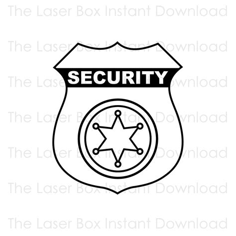 Security Badge Vector At Collection Of Security Badge