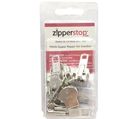 Zipper Repair Kit Solution 8 Sets Of Ykk Sliders Assorted Etsy