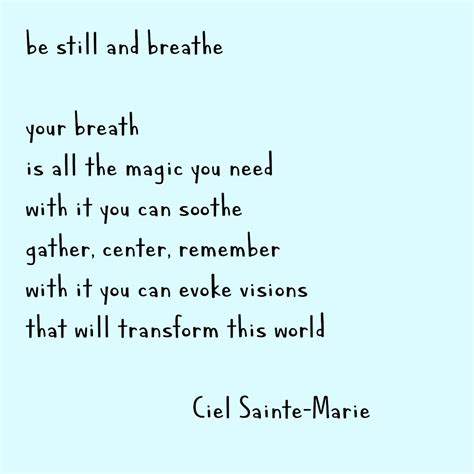 Be Still And Breathe A Poem — Steemit In 2022 Yoga Themes Breathe
