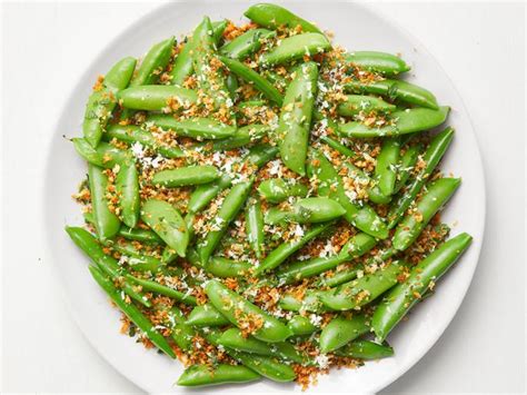 Sugar Snap Peas With Parmesan Breadcrumbs Recipe Food Network Kitchen