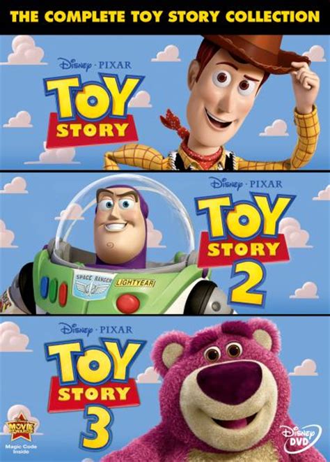 Toy Story 1 2 And 3 Triple Pack Dvd Zavvi