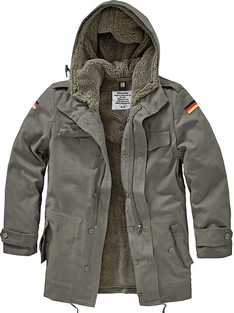 Bw Online Shop Bundeswehr German Army Parka With Lining Olive Amazon