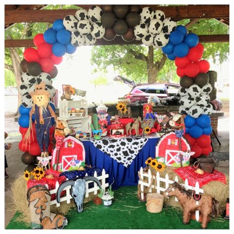 Cowboy Western Birthday Party Ideas Photo 1 Of 23 Cowboy Birthday