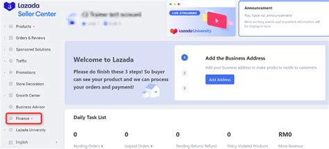 How Can I View My Transaction Overview On Lazada Seller Center
