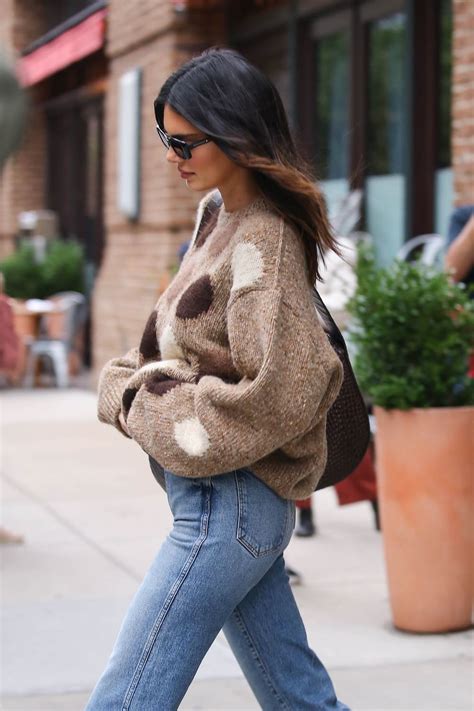 kendall jenner street style while shopping in new york october 13 2021