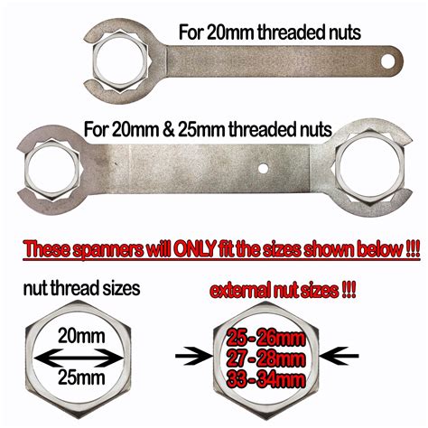 Conduit Lock Nut Spanner Armoured Cable Lock Nut Wrench Set For