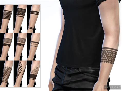 Sims 4 Thigh Tattoos Cc