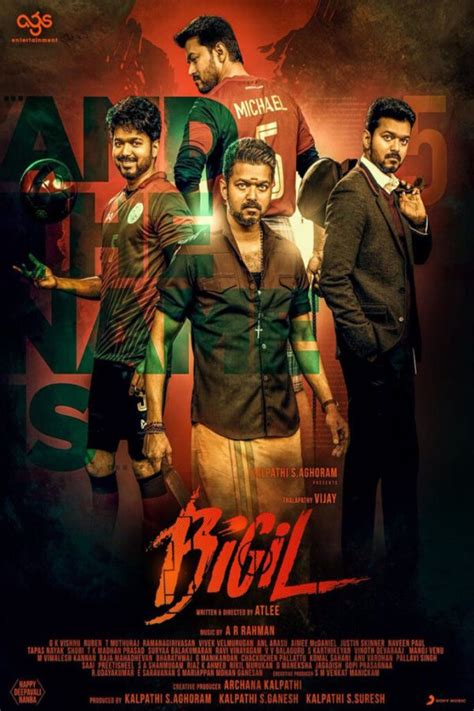 Bigil Movie 2019 Cast And Crew Release Date Story Review Poster