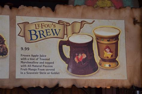 Lefous Brew Brewing Disney Treats Lefou