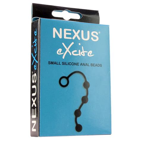 buy the excite small silicone anal beads nexus range