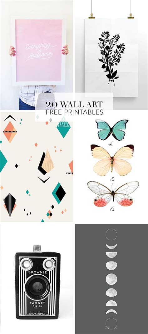 20 Favorite Wall Art Free Printables Alice And Lois Free Printable