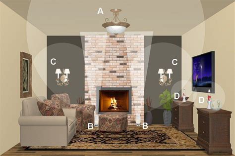 Living room lighting light front wall decorating interior. Living Room Lighting: 20 Powerful Ideas to Improve your ...