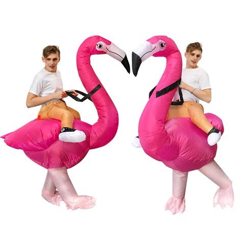 Hot Flamingo Inflatable Costume Purim Cosplay Costume Dress Halloween
