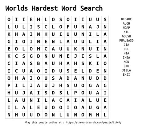 Download Word Search On Worlds Hardest Word Search