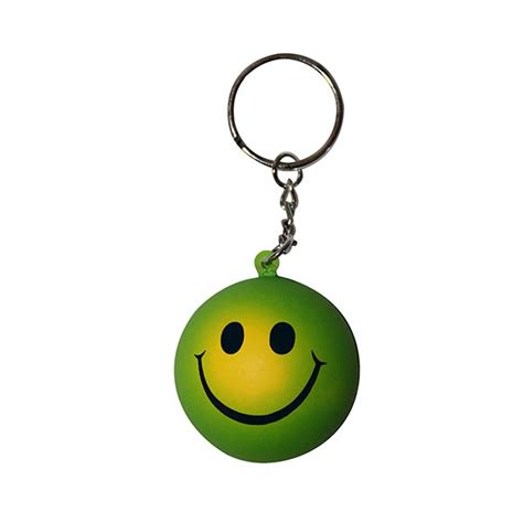Mood Smiley Face Stress Key Chain Stress Relievers With Logo Q324611 Qi