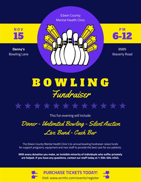Bowling Fundraiser Flyer Template Free 8 Greatest Ideas