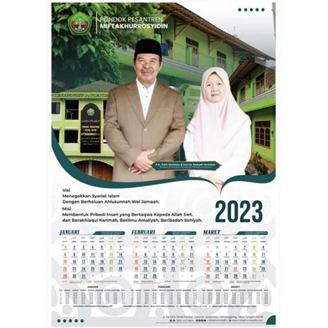 Jual Kalender Pondok Miftakhurrosyidin 2023 Shopee Indonesia