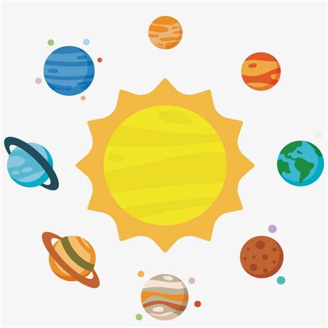 Planets Clip Art With Labels