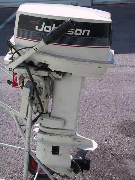 Used Johnson 25 hp Outboard For Sale Johnson Outboards Boat Motor
