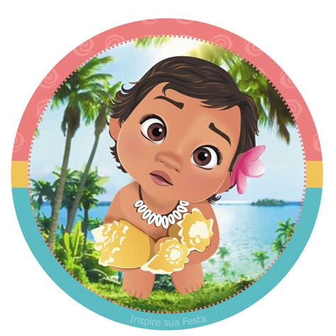 Moana Baby: Personalizados gratuitos - Inspire sua Festa ® | Decoracao png image
