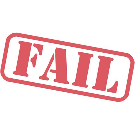 Fail Stamp Png Transparent Images Png All