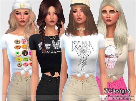 The Sims Resource Everyday Cute Tops Collection 02 By