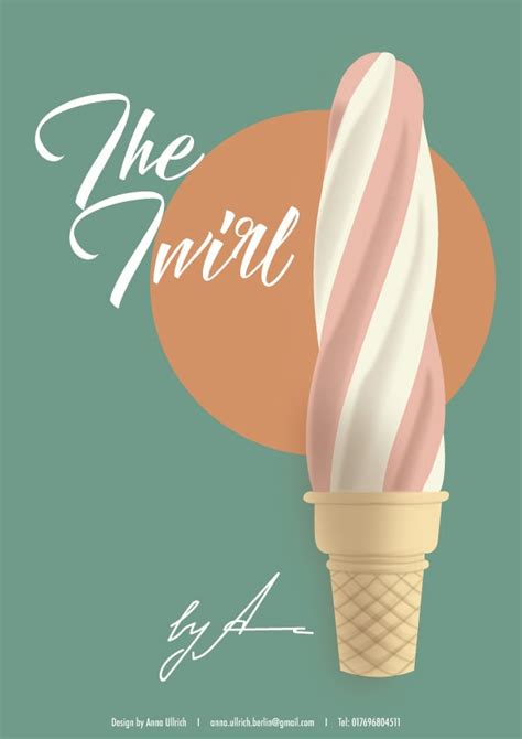 the twirl soft ice cream dildo pink etsy