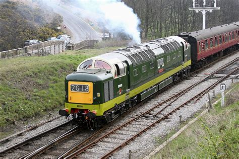 The Mighty Deltic Always Prefer Them In The Br Green Train Posters