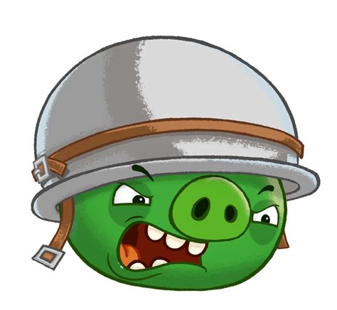 Corporal Pig Angry Birds And Bad Piggies