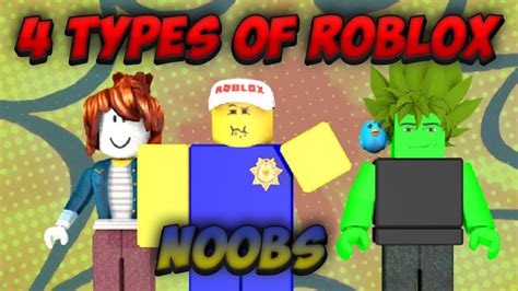 Roblox 4 Types Of Roblox Noobs In 2019 A Roblox Shortanimation Vidoe
