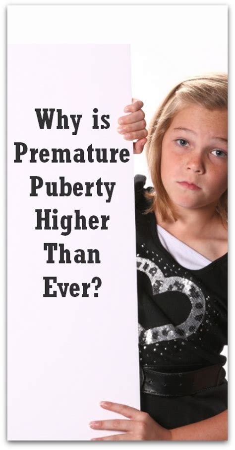 Why Is Premature Puberty Higher Than Ever Natural Holistic Life