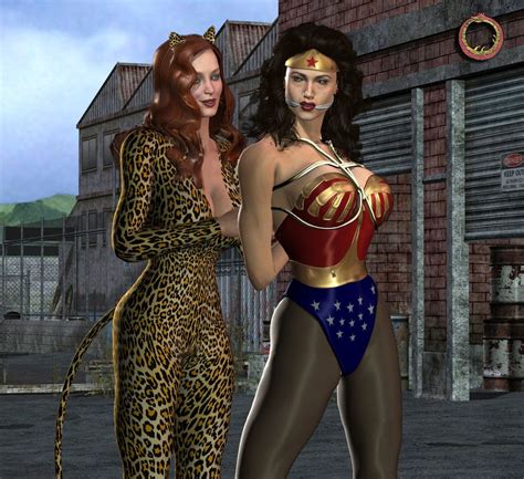 Wonder Woman Captured By Cheetah By Uroboros Art On Deviantart