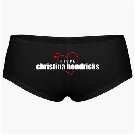 I Love Christina Hendricks Pantie Customon