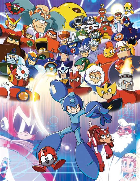 Rock It Mega Man Tribute By Danschoening On Deviantart Mega Man Art