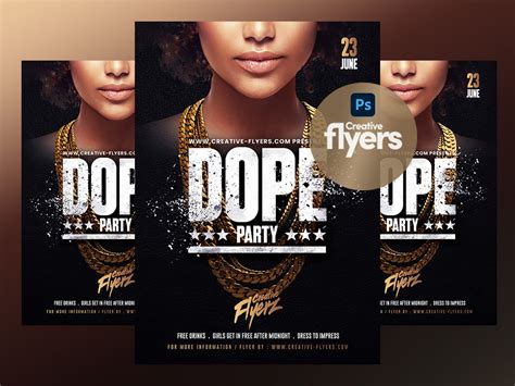 Dope Party Flyer Psd Template To Download Creative Flyers