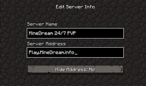 Minedream Pvp Minecraft Server