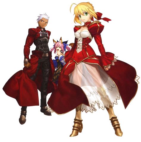 Image Sabercastor And Archer From Fate Extra Type Moon Wiki