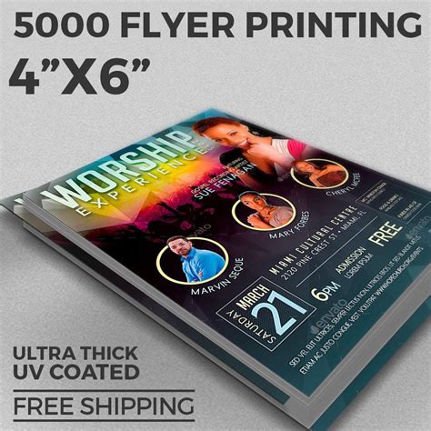 Our Flyers Are Printed In Full Color On 16pt Ultra Thick C2s Paper